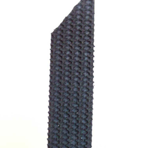 Correia Preta de Borracha 7,0mm espessura, duas lonas corrugada