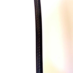 Correia Preta de Borracha 7,0mm espessura, revestimento 1/8 x1/16”, duas lonas
